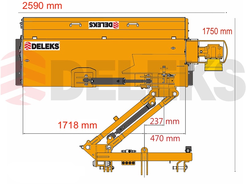 DELEKS&nbsp;DRAGON 180&nbsp;rézsű vágásra alkalmas szárzúzó&nbsp;-&nbsp;Starex Pro Kft.