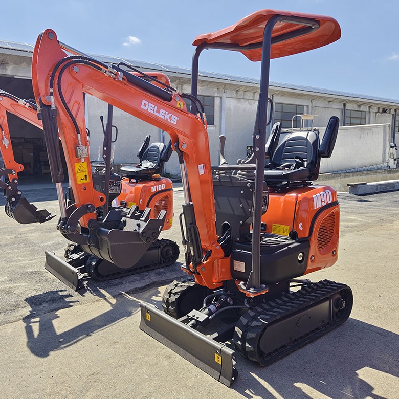 DELEKS&nbsp;M 90&nbsp;mini lánctalpas kotró markoló&nbsp;-&nbsp;Starex Pro Kft.