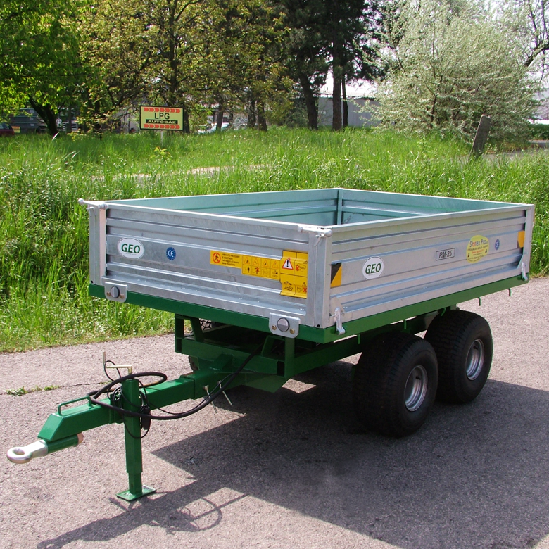 GEO&nbsp;RM 25&nbsp;pótkocsi billenéssel&nbsp;-&nbsp;Starex Pro Kft.
