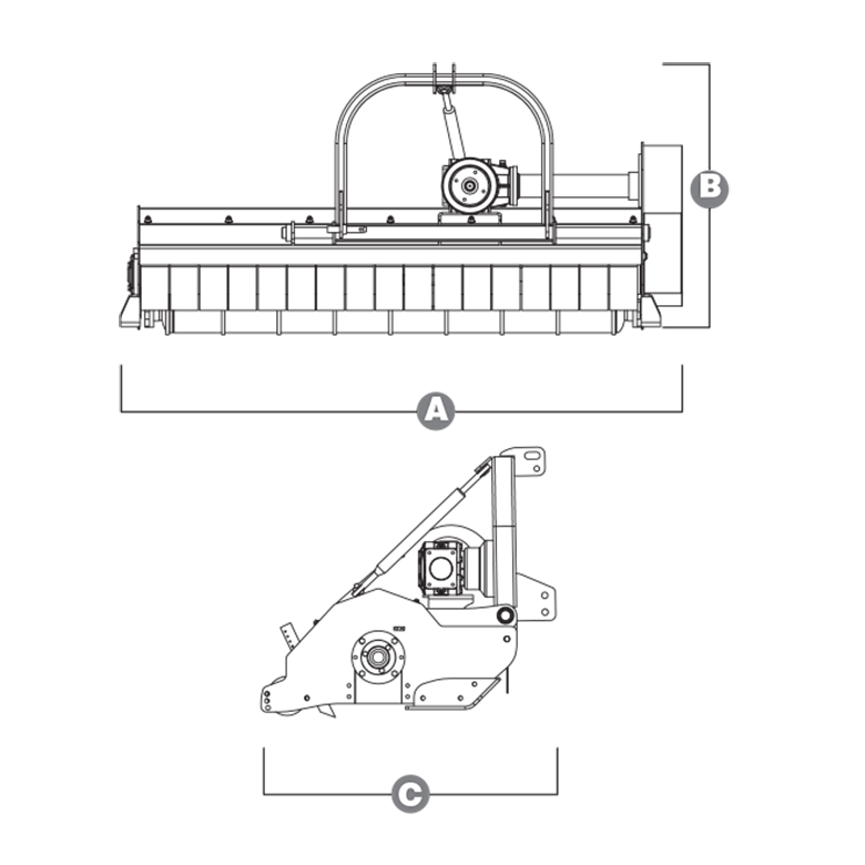NIUBO&nbsp;TFS 320&nbsp;erősített szárzúzó&nbsp;-&nbsp;Starex Pro Kft.