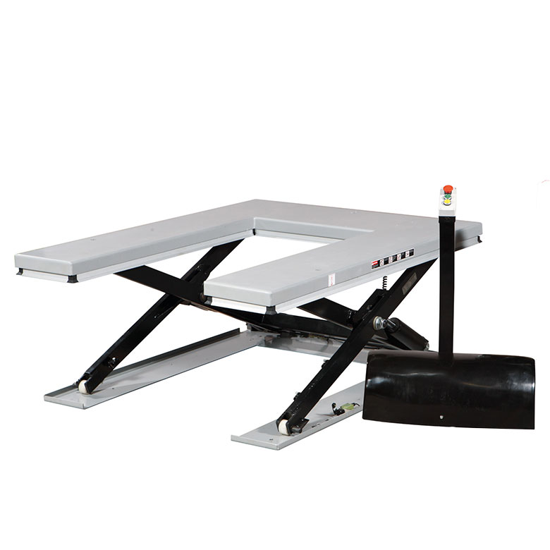 SILVERSTONE&nbsp;SU 1001&nbsp;u alakú hidraulikus alacsony emelőasztal&nbsp;-&nbsp;Starex Pro Kft.