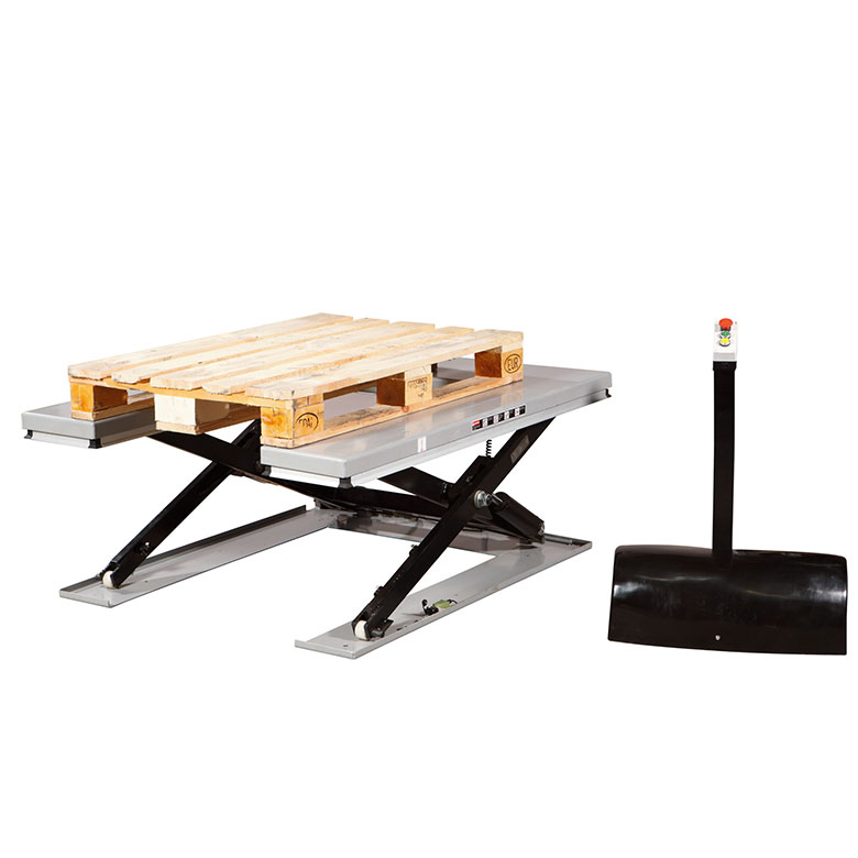 SILVERSTONE&nbsp;SU 1001&nbsp;u alakú hidraulikus alacsony emelőasztal&nbsp;-&nbsp;Starex Pro Kft.