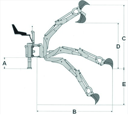 STAREX&nbsp;ASH 155&nbsp;árokásó adapter oldalmozgatással&nbsp;-&nbsp;Starex Pro Kft.