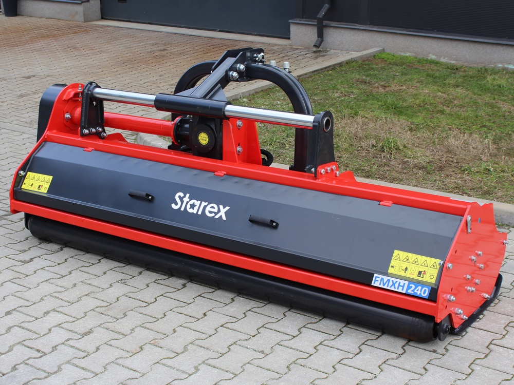 STAREX&nbsp;FMXH 240&nbsp;szárzúzó extra erősített nyitható fedéllel oldalmozgatással&nbsp;-&nbsp;Starex Pro Kft.