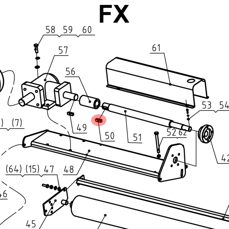 STAREX&nbsp;FX-FXL&nbsp;retesz kerekített fészkes 10x30 mm&nbsp;-&nbsp;Starex Pro Kft.