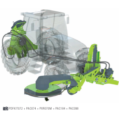 NIUBO DISK PLUS 079 előre szerelhető tárcsás sorközművelő fűkasza