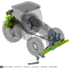 NIUBO DISK PLUS 089 előre szerelhető multifunkcionális eszközhordozó adapter