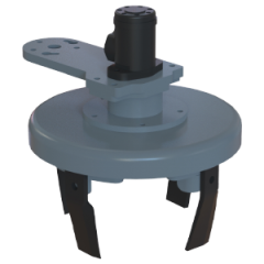 Niubo&nbsp;IAC124D&nbsp;forgóborona fej 450 mm