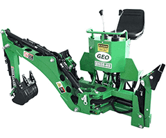 BH5R-HS: Árokásó adapter joystick kezelőkarral, 35-70 LE traktorokhoz.