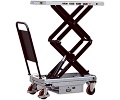 ES 30D-80D: 300-800 kg teherbírású, mobil emelőasztal.